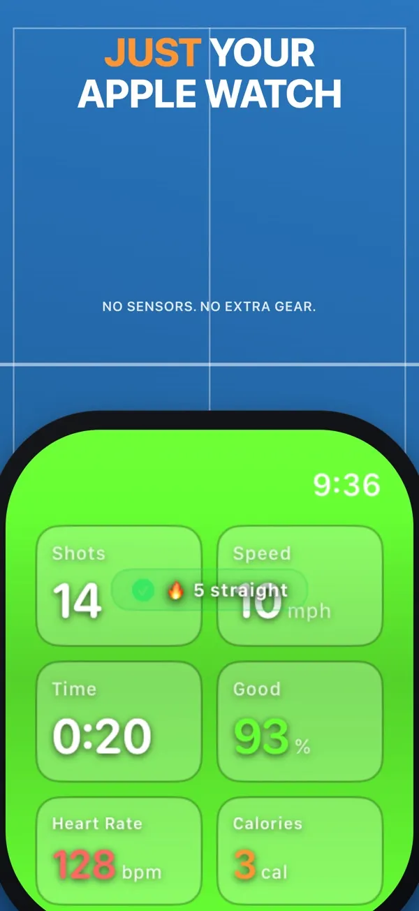 PingPongWatch live stats on Apple Watch with no extra sensors or gear